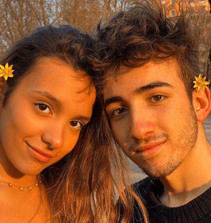 His girlfriend, flowers